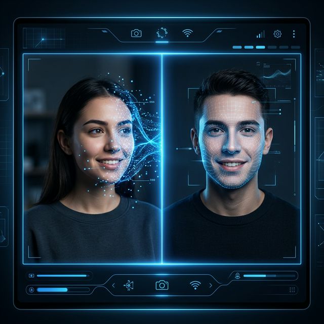 FaceShift real-time face swap demo
